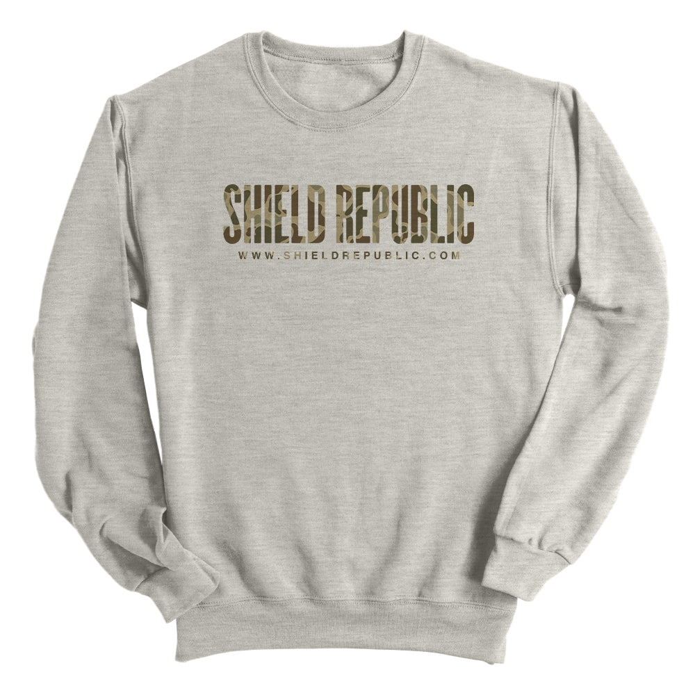 Shield Republic Duck Camo Banner Text (Front)
