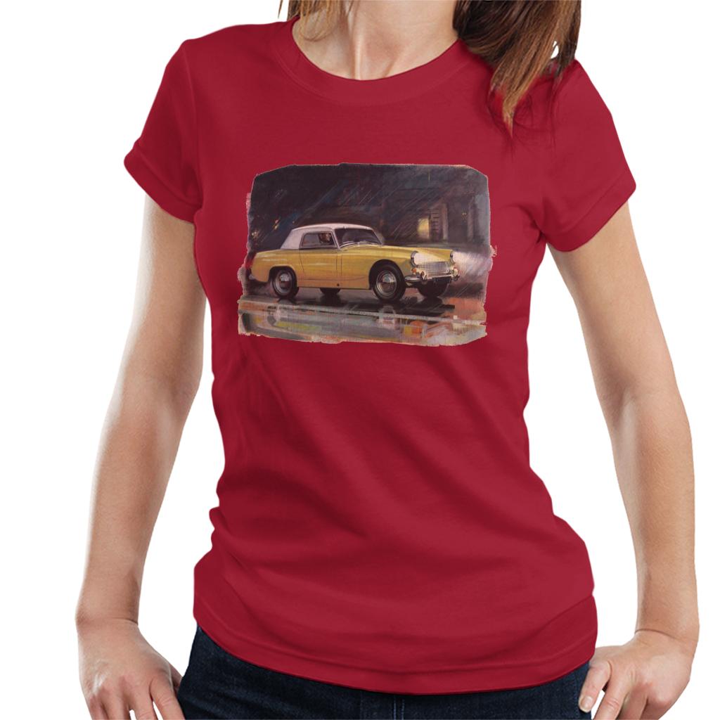 Austin Healey Yellow British Motor Heritage Women's T-Shirt product image 4