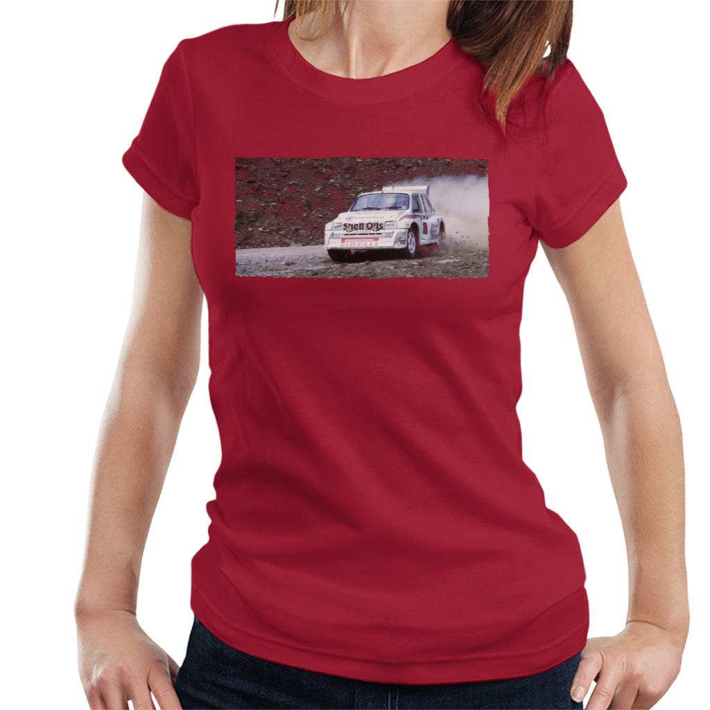 MG Metro 6R4 Drifting British Motor Heritage Women's T-Shirt product image 4