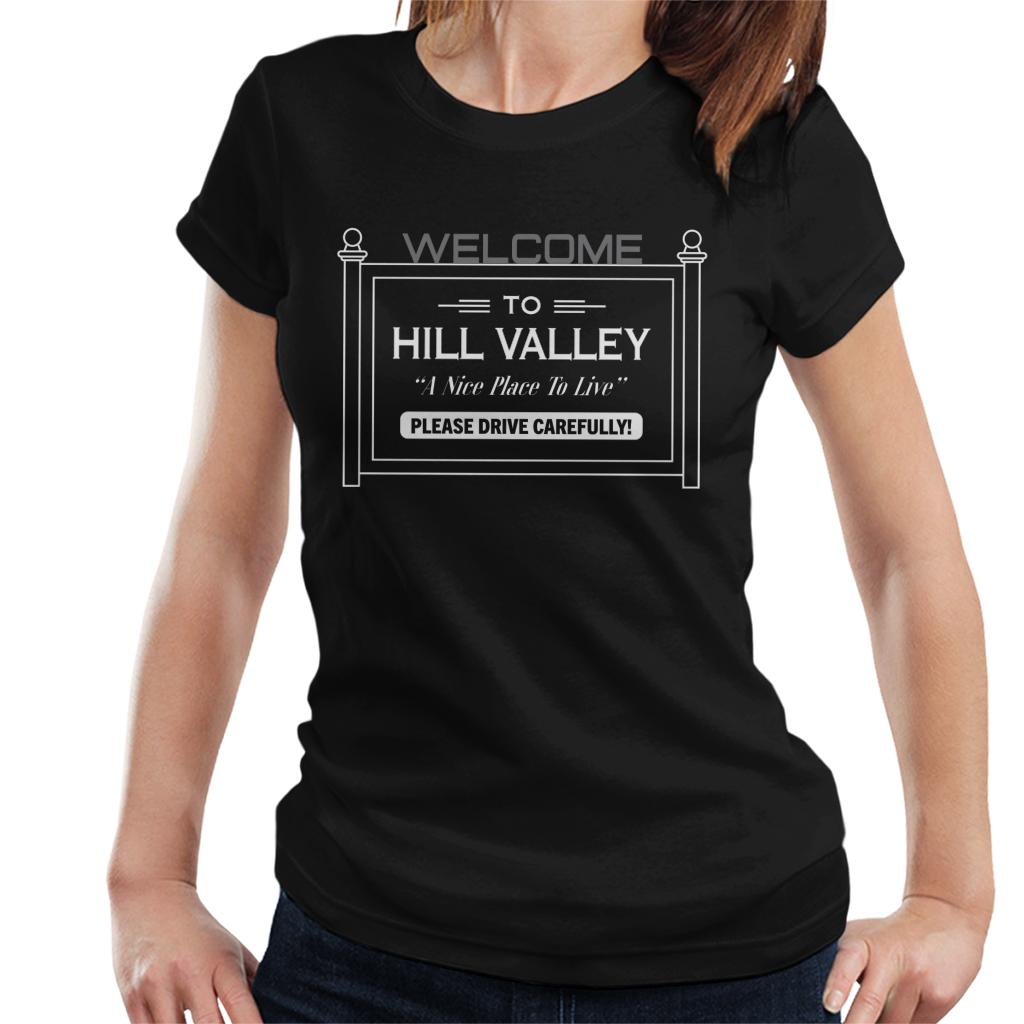 Back to the Future Welcome To Hill Valley Women's T-Shirt product image 1