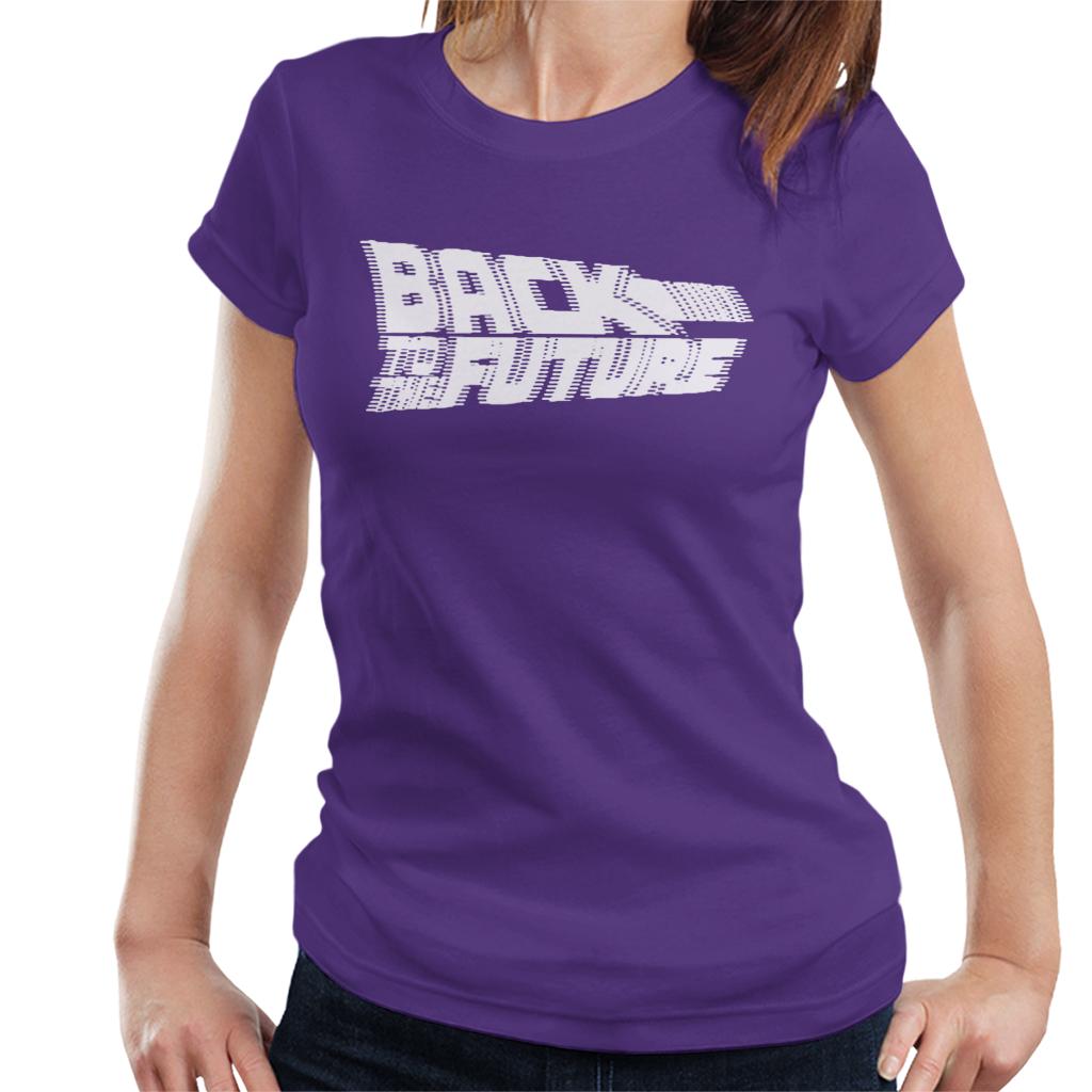 Back to the Future Blurred White Logo Women's T-Shirt product image 6