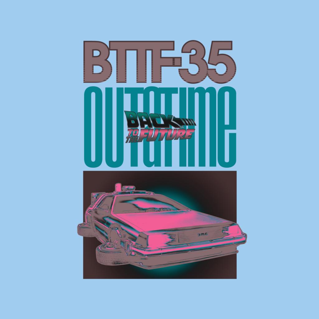 Back to the Future Delorean 35 Outatime Women's T-Shirt product image 5