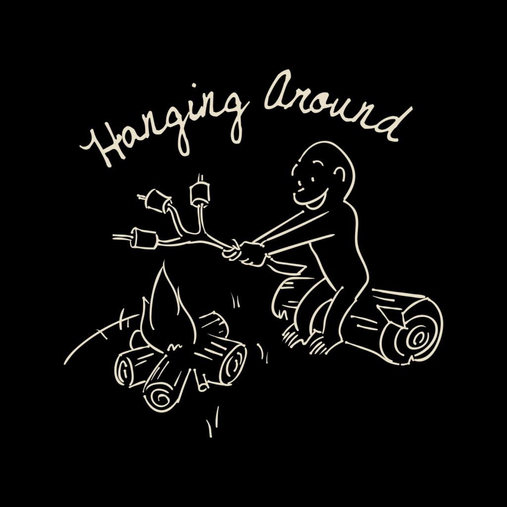 Curious George Hanging Around The Campfire Women's T-Shirt product image 2