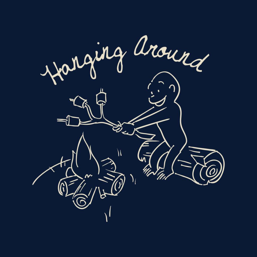 Curious George Hanging Around The Campfire Women's T-Shirt product image 5