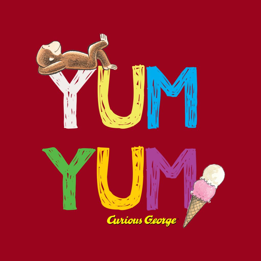 Curious George Yum Ice Cream Women's T-Shirt product image 7