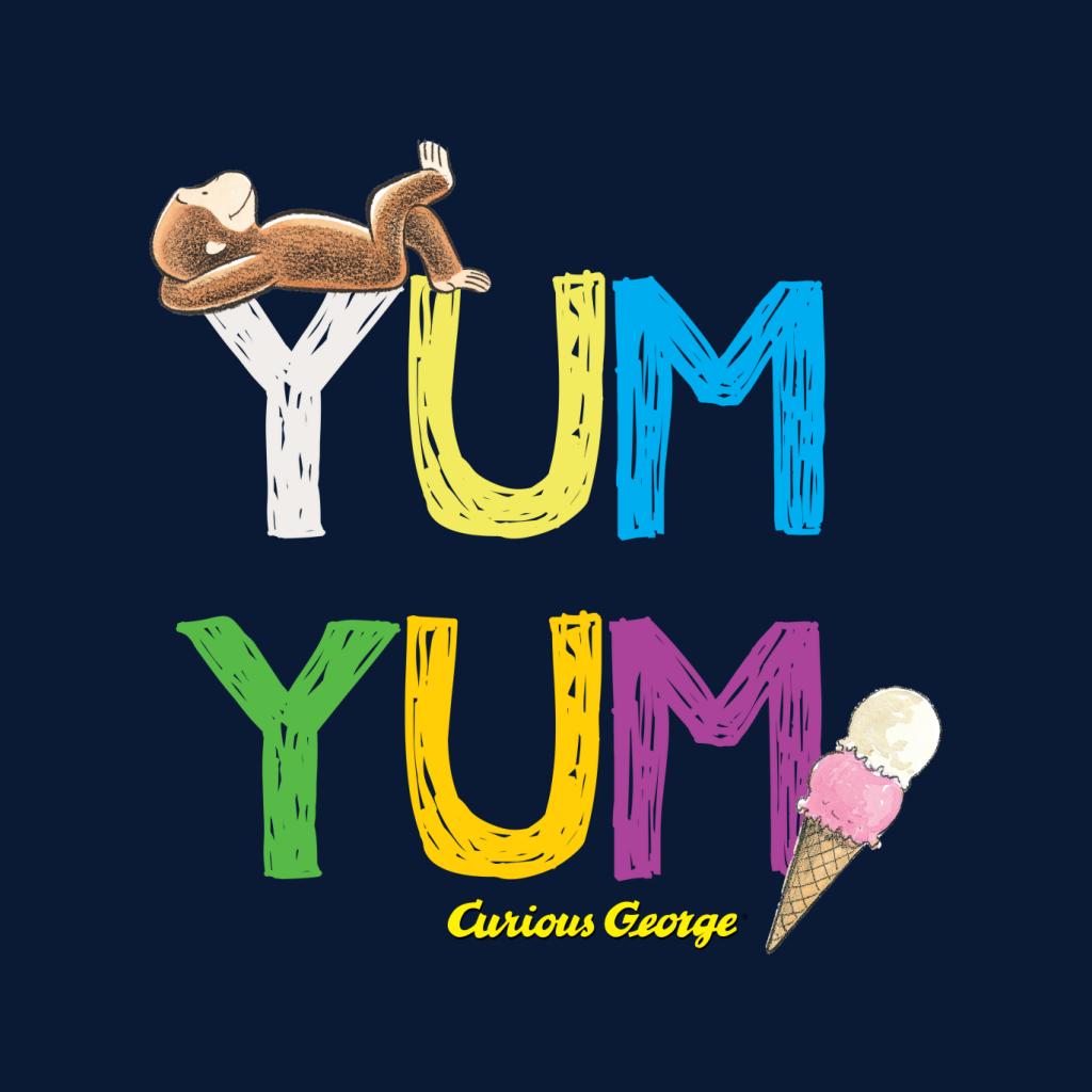 Curious George Yum Ice Cream Women's T-Shirt product image 2