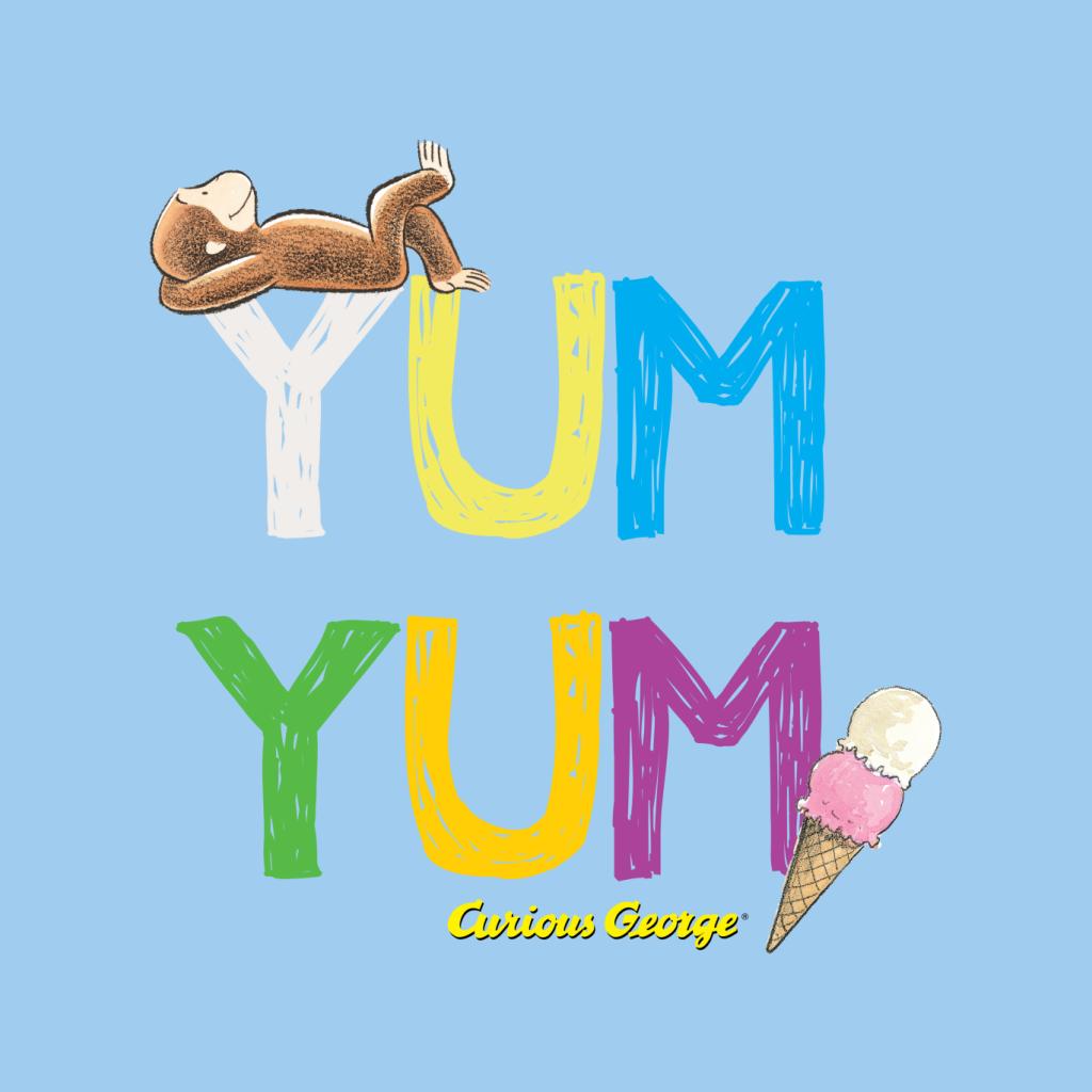 Curious George Yum Ice Cream Women's T-Shirt product image 5
