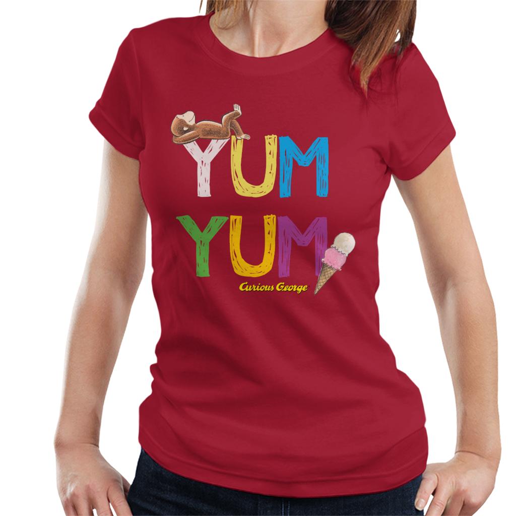 Curious George Yum Ice Cream Women's T-Shirt product image 6