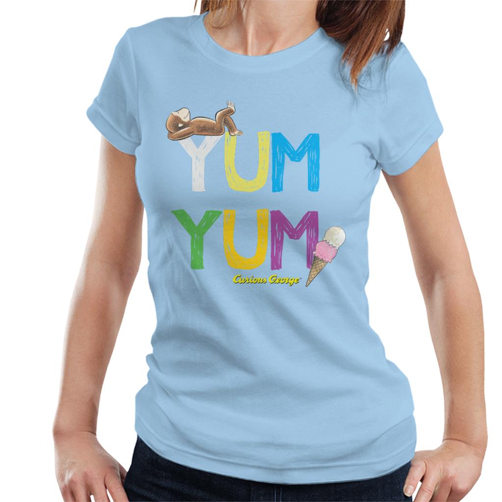 Curious George Yum Ice Cream Women's T-Shirt product image 4