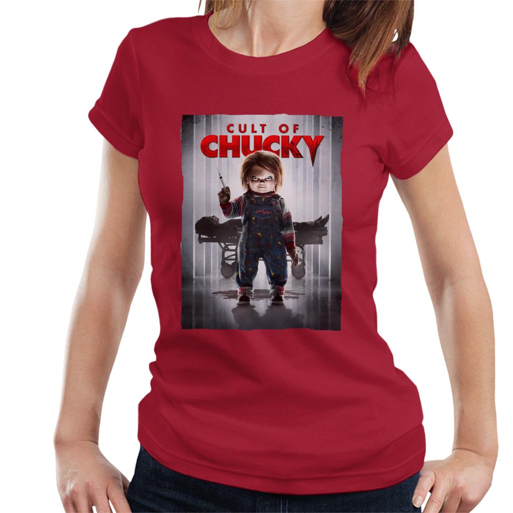 Chucky Cult Of Chucky Poster Women's T-Shirt
