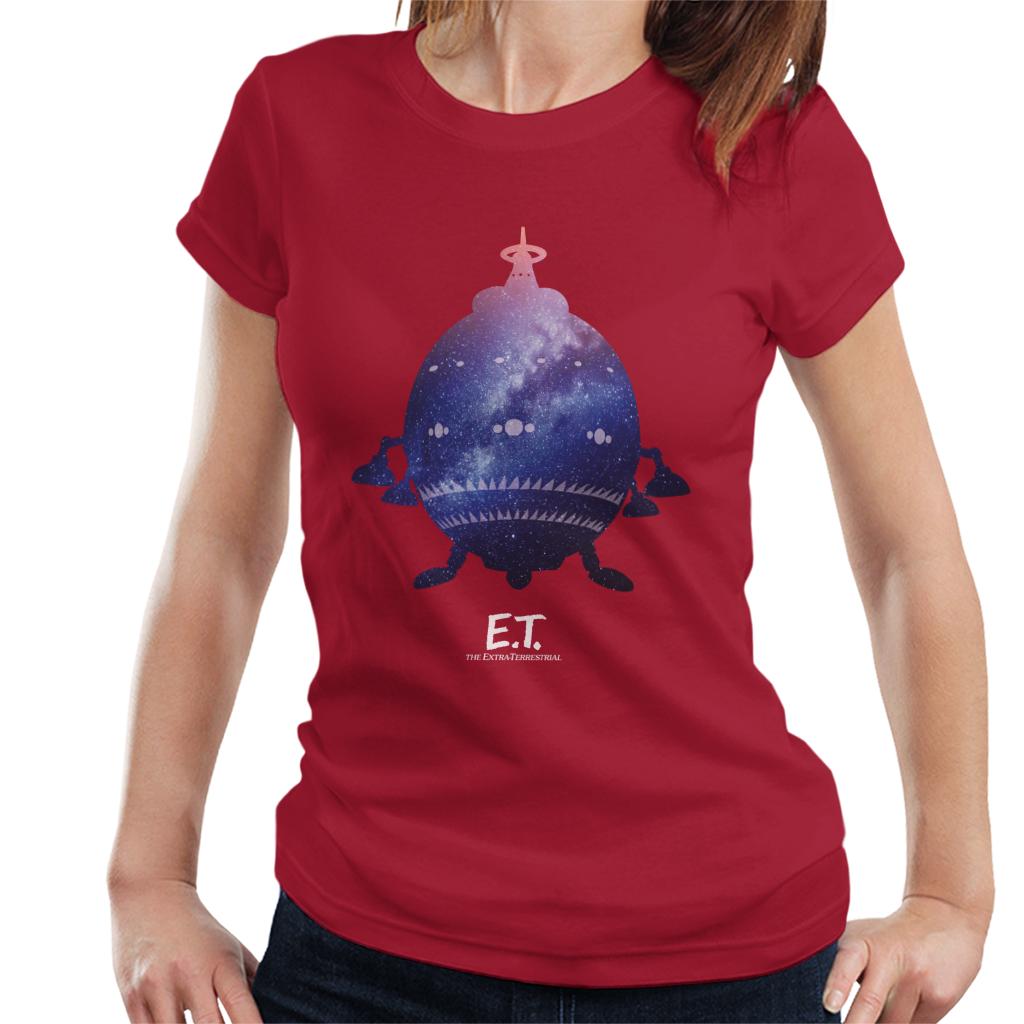 E.T. Spacecraft Galactic Silhouette Women's T-Shirt product image 4