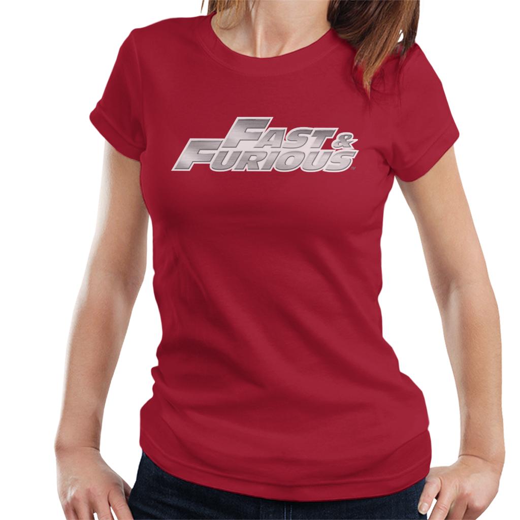 The Fast and Furious Chrome Logo Women's T-Shirt product image 4