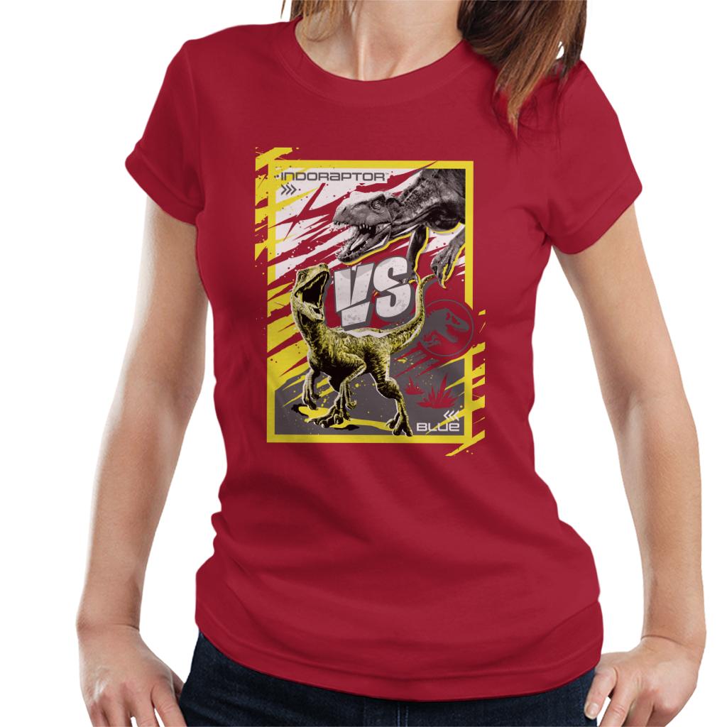 Jurassic World Indoraptor Vs Blue Women's T-Shirt product image 4