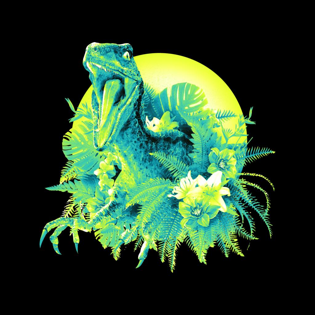 Jurassic Park Velociraptor Jungle Sun Women's T-Shirt product image 2