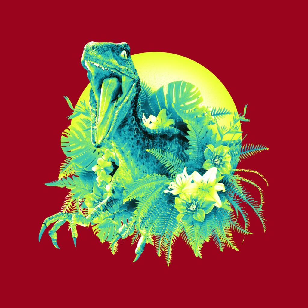 Jurassic Park Velociraptor Jungle Sun Women's T-Shirt product image 5