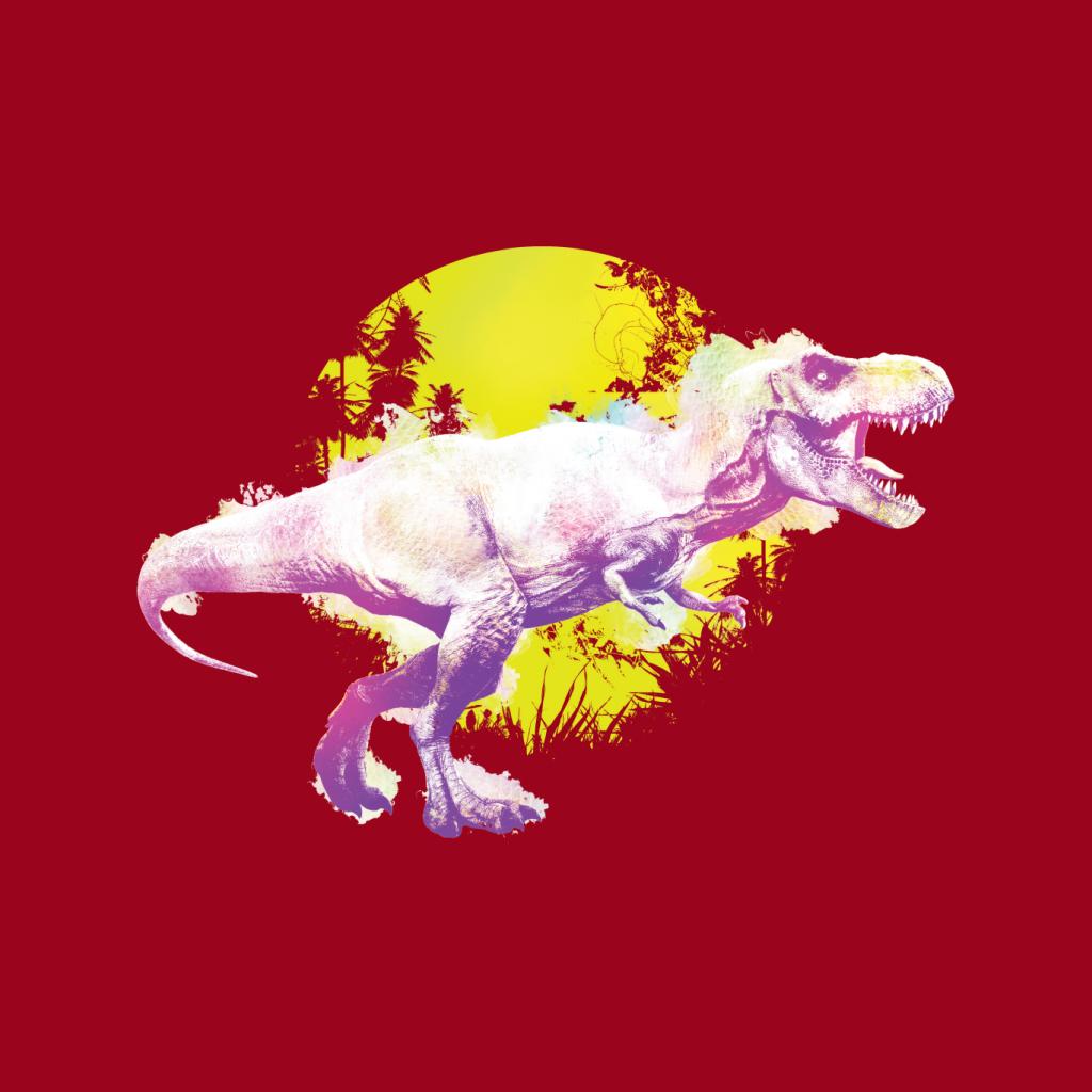 Jurassic Park T Rex Jungle Sun Women's T-Shirt product image 5