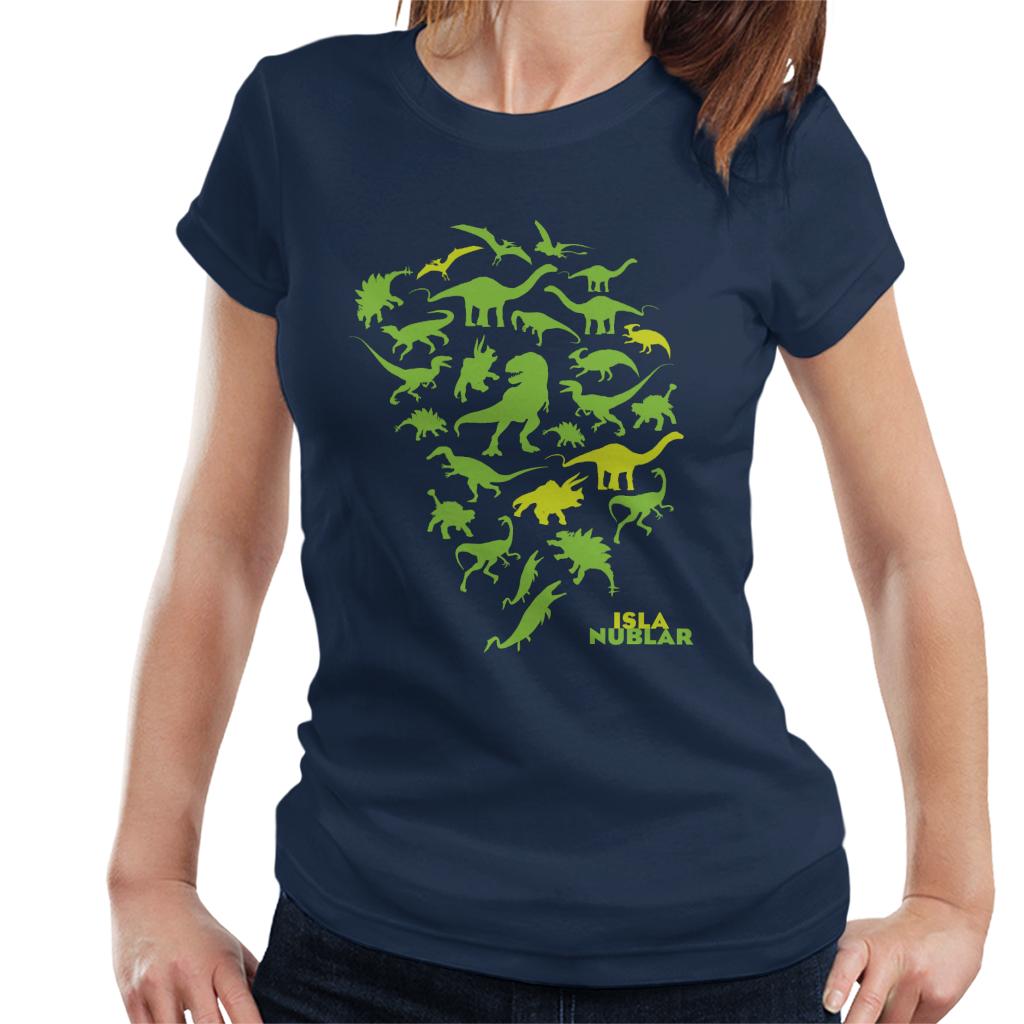 Jurassic Park Isla Nublar Green Dinosaur Silhouettes product image 1
