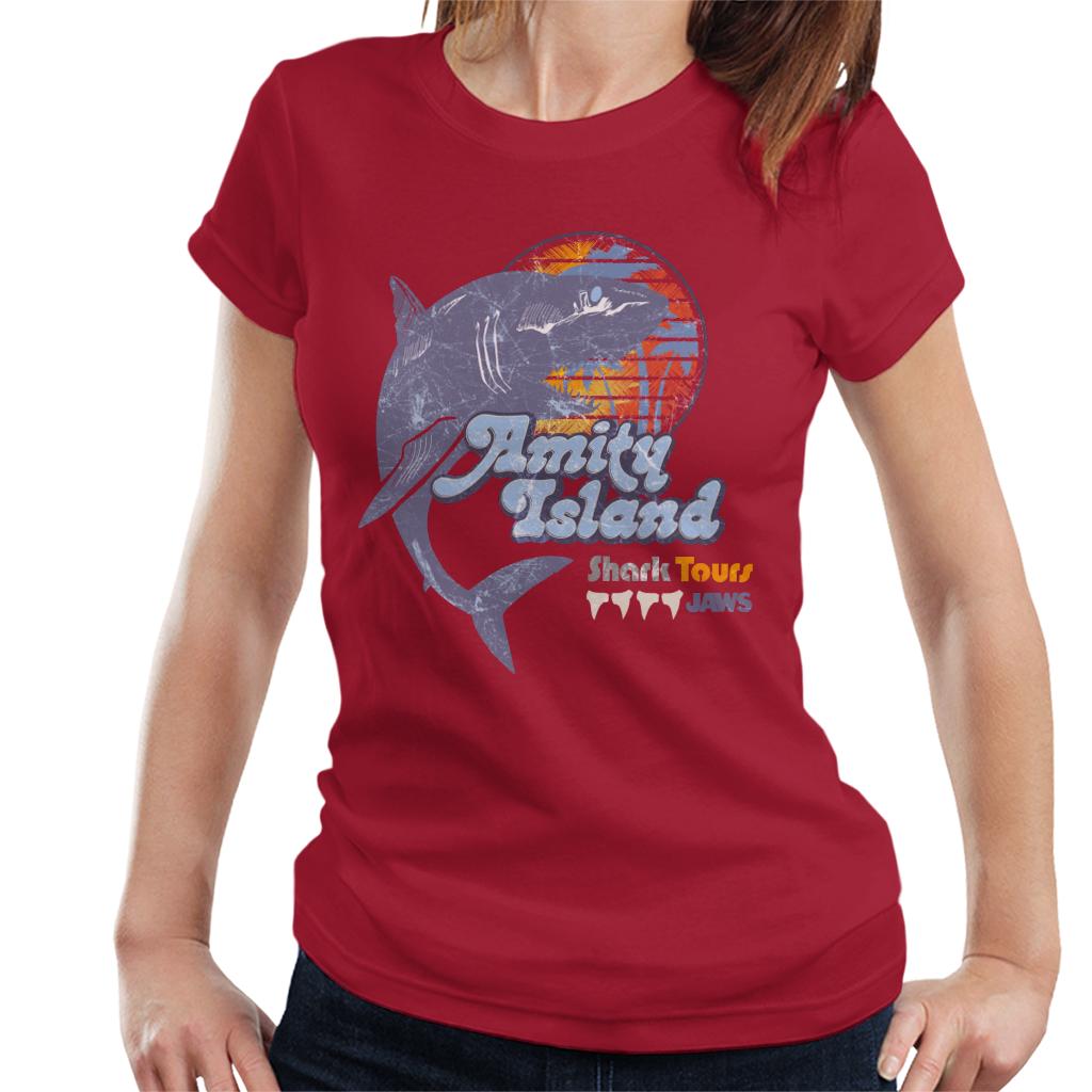 Jaws Amity Island Shark Tours Logo Women's T-Shirt