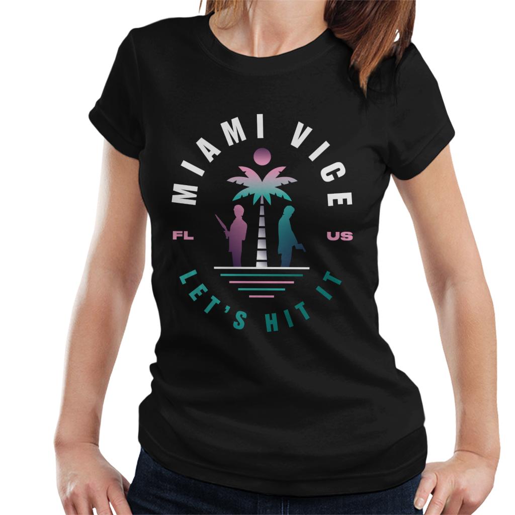 Miami Vice FL US Lets Hit It Women's T-Shirt product image 1