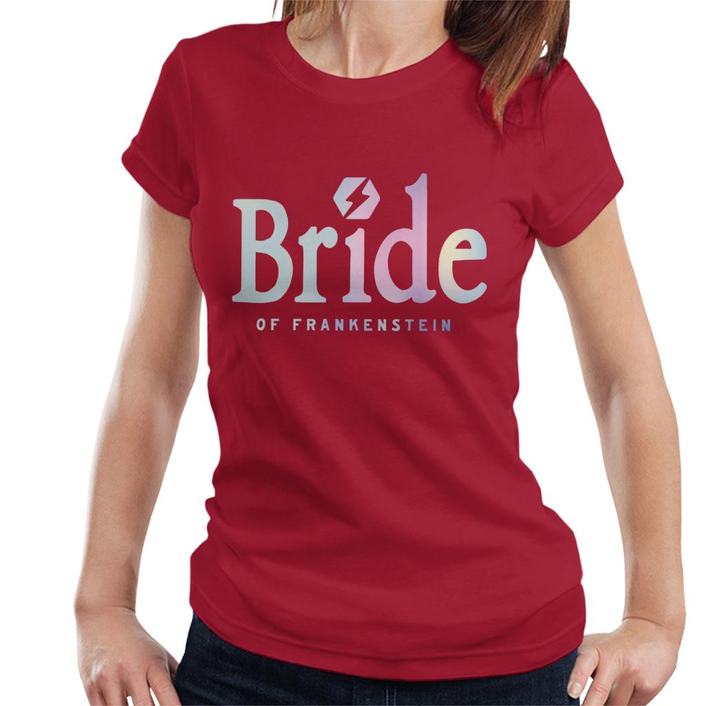 Bride Of Frankenstein Gradient Logo Women's T-Shirt product image 4