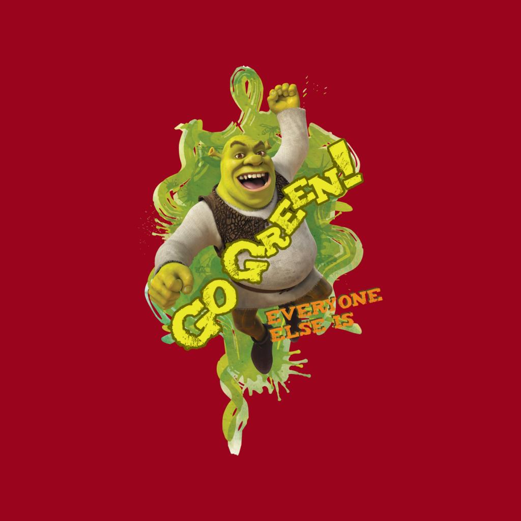 Shrek Go Green Everyone Else Is Women's T-Shirt product image 5