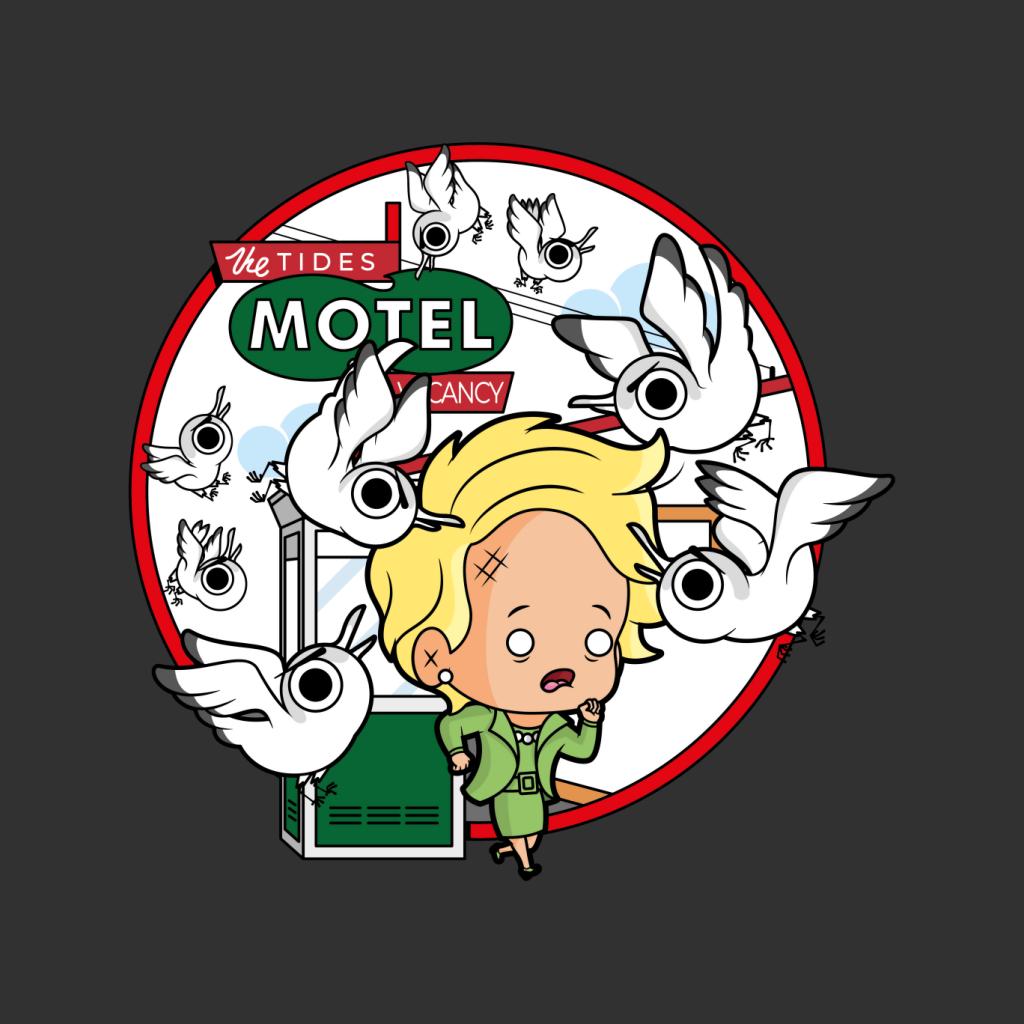 The Birds Cartoon Tides Motel Scene Women's Sweatshirt product image 5