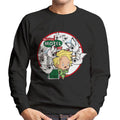 The Birds Cartoon Tides Motel Scene Men's Sweatshirt product image 1