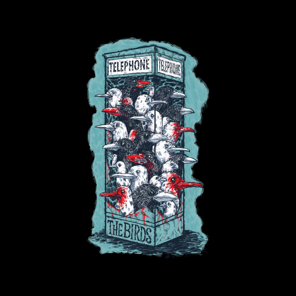 The Birds Dark Phone Booth Women's T-Shirt product image 2