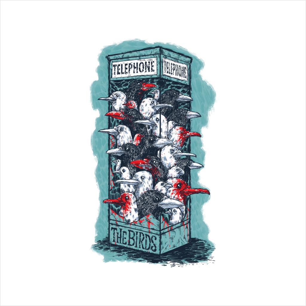 The Birds Dark Phone Booth Women's Hooded Sweatshirt product image 7