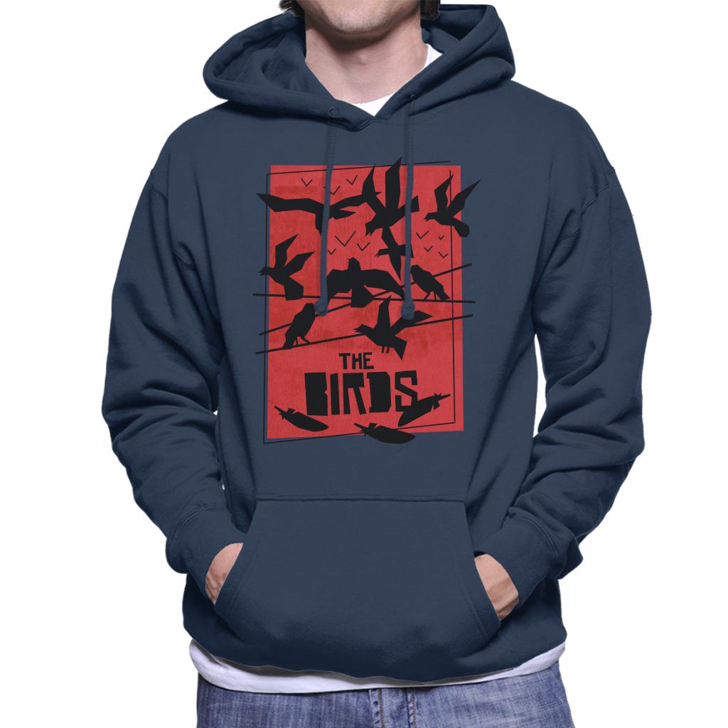 The Birds Power Line Silhouettes Men's Hooded Sweatshirt product image 6