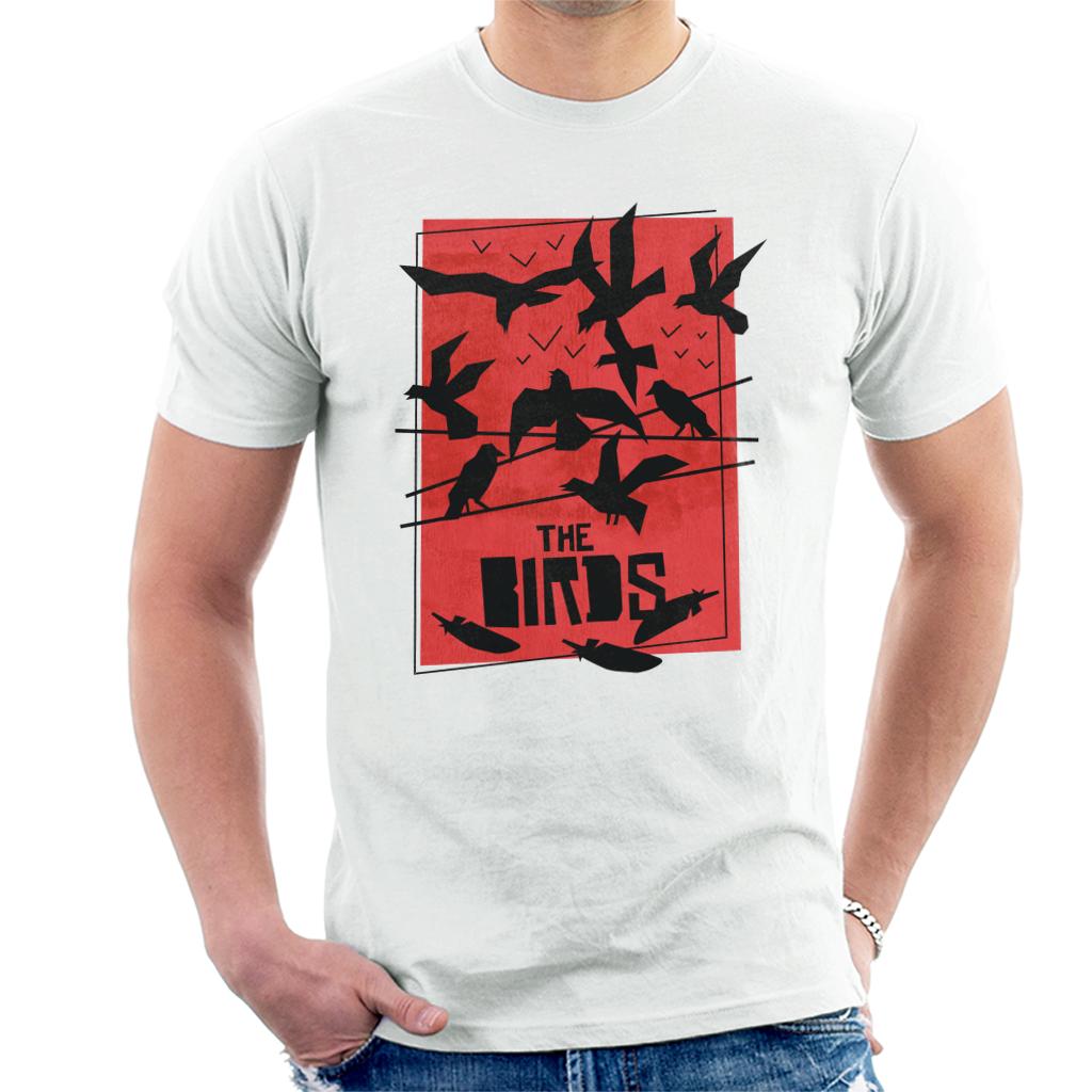 The Birds Power Line Silhouettes Men's T-Shirt product image 4