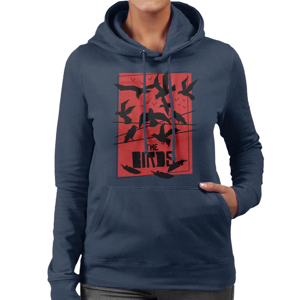 The Birds Power Line Silhouettes Women's Hooded Sweatshirt product image 6