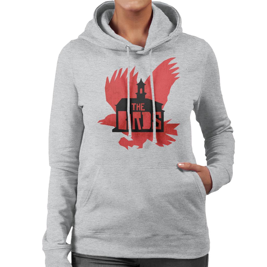 The Birds Schoolhouse Silhouettes Women's Hooded Sweatshirt product image 4