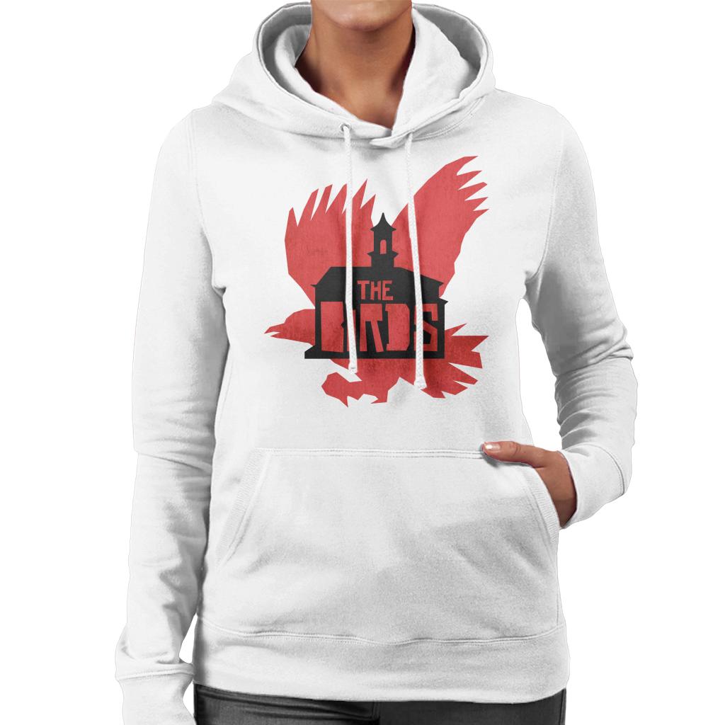 The Birds Schoolhouse Silhouettes Women's Hooded Sweatshirt product image 6