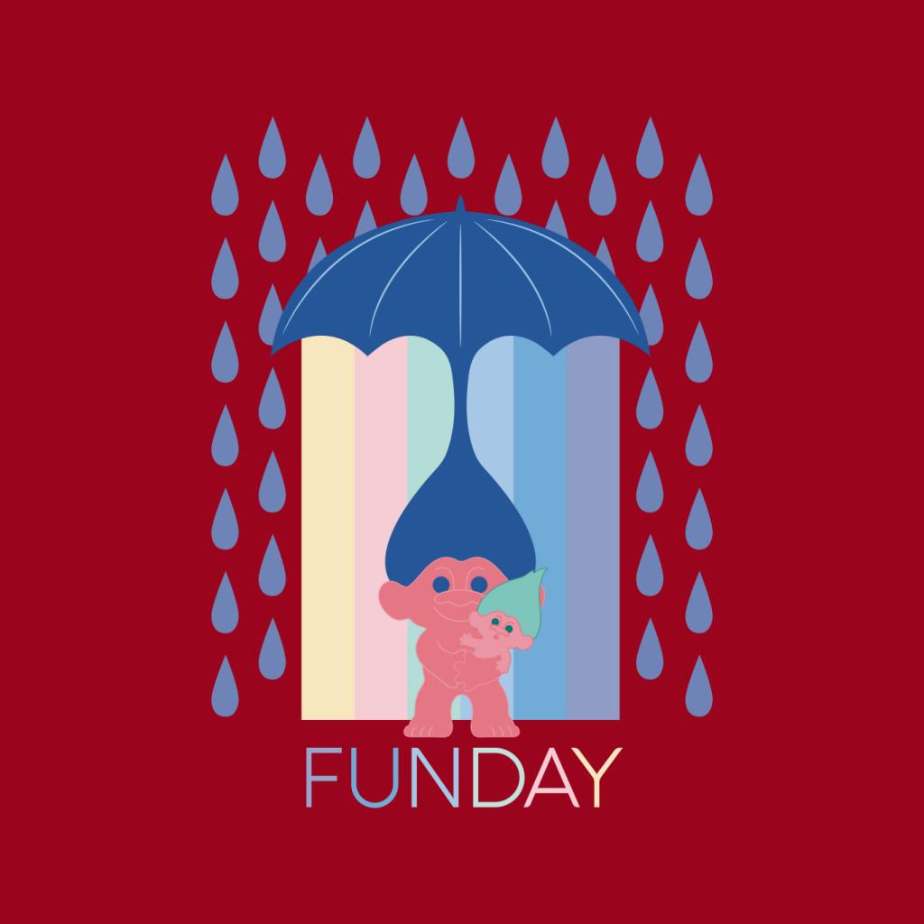Trolls Fun Day Raining Umbrella Hair Women's T-Shirt product image 5