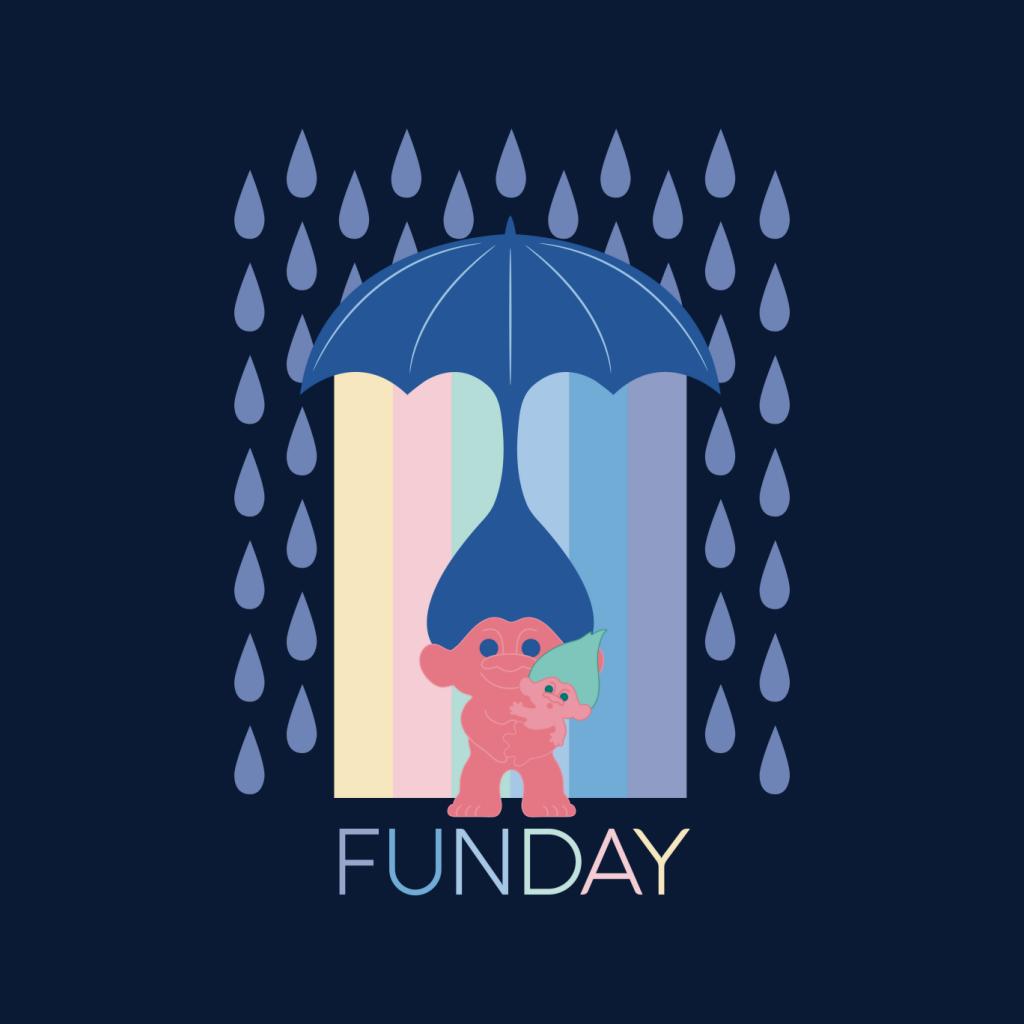 Trolls Fun Day Raining Umbrella Hair Women's T-Shirt product image 2