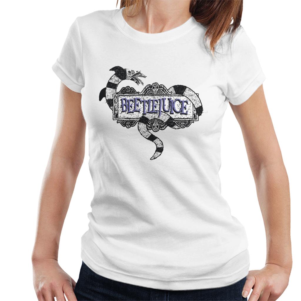 Beetlejuice Sandworm Logo Women's T-Shirt product image 4