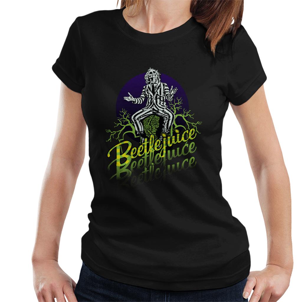Beetlejuice Halloween Striped Suit Women's T-Shirt product image 1