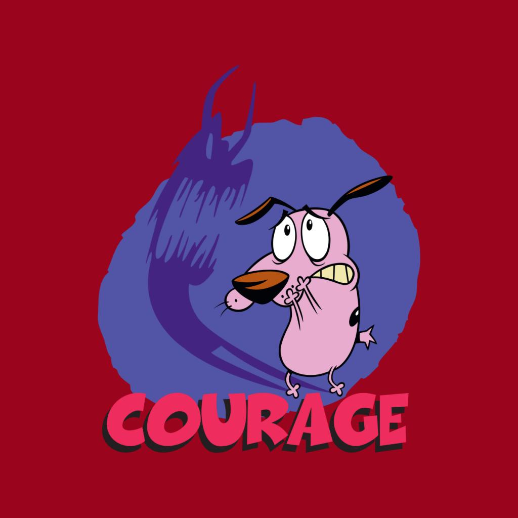 Courage The Cowardly Dog Halloween Scary Shadow Women's product image 7