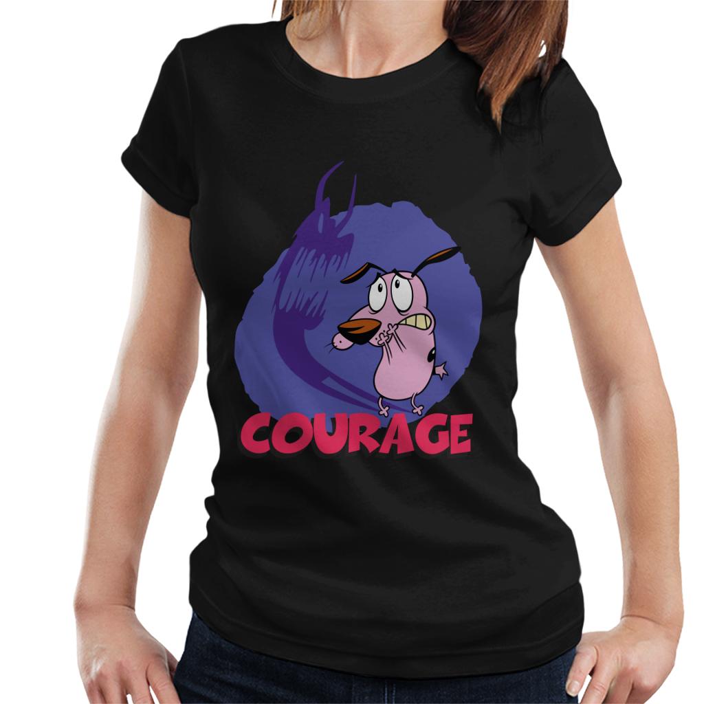 Courage The Cowardly Dog Halloween Scary Shadow Women's product image 1