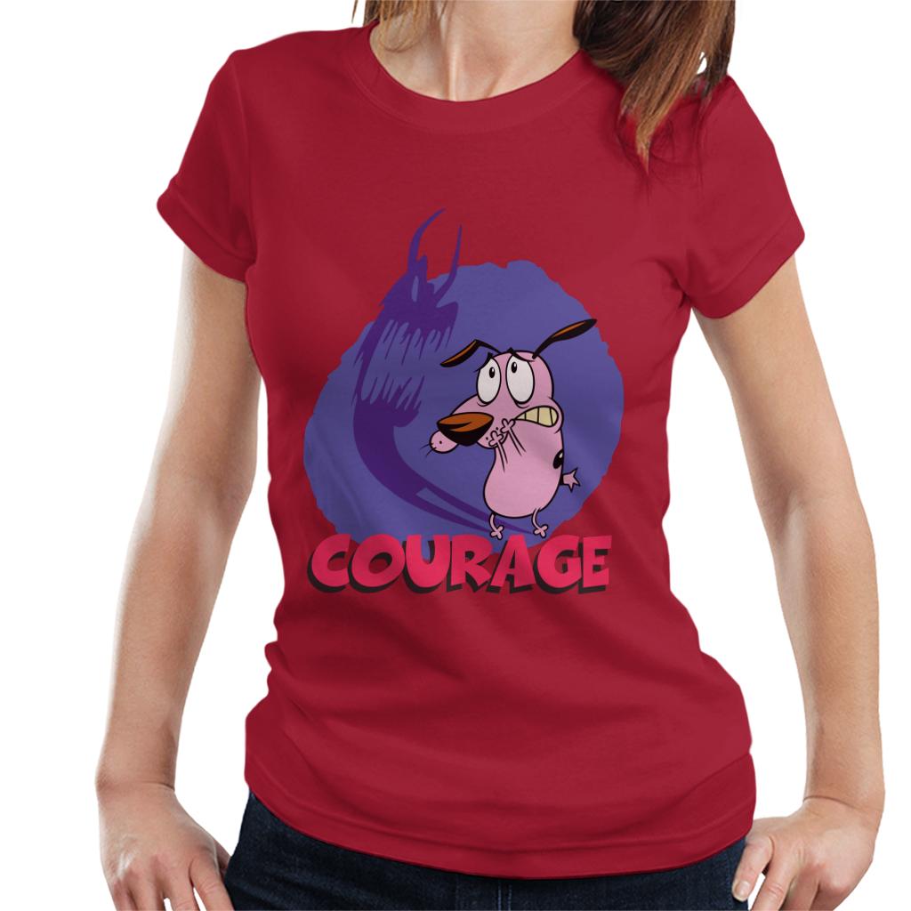 Courage The Cowardly Dog Halloween Scary Shadow Women's product image 6