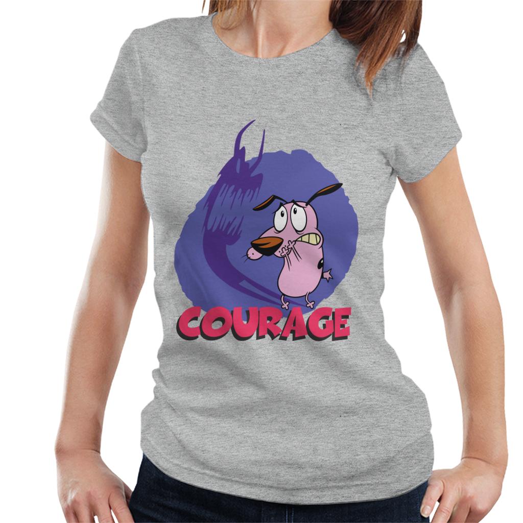Courage The Cowardly Dog Halloween Scary Shadow Women's product image 4