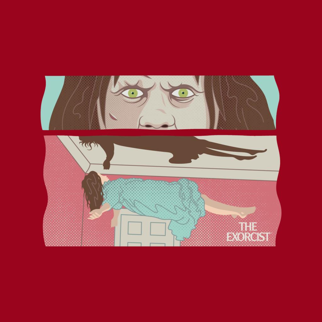 The Exorcist Regan Levitation Close Up Women's T-Shirt product image 5