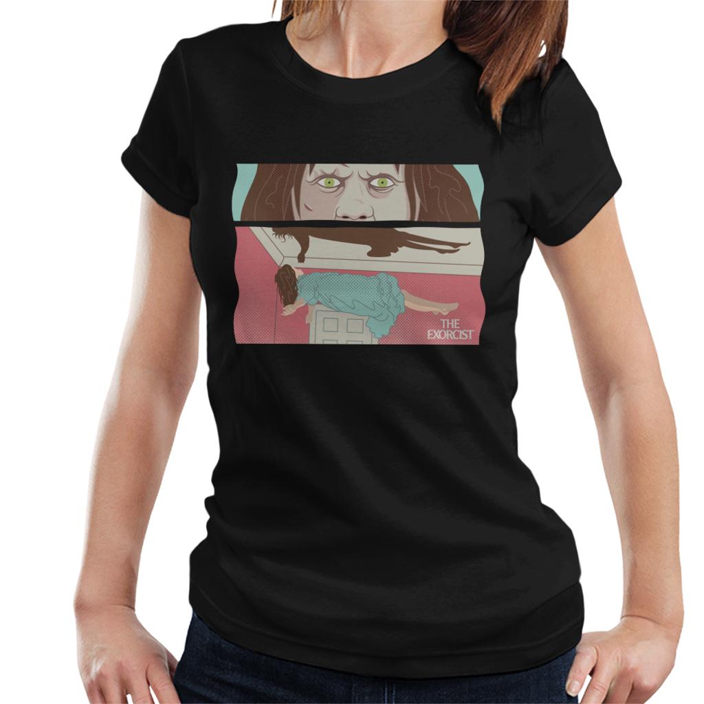 The Exorcist Regan Levitation Close Up Women's T-Shirt product image 1