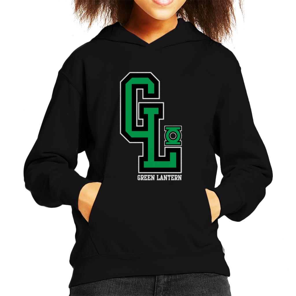 Green Lantern GL College Sports Initials Kid's Hooded product image 1