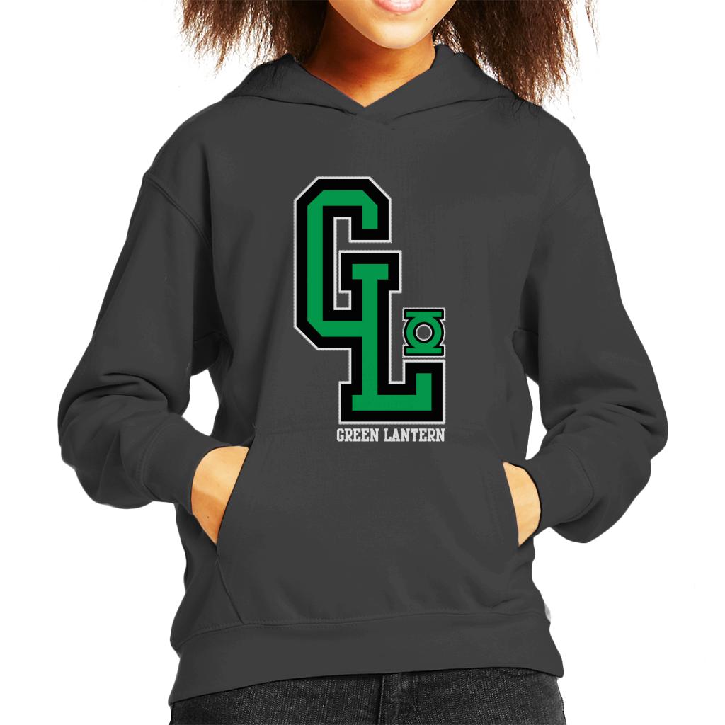 Green Lantern GL College Sports Initials Kid's Hooded product image 4