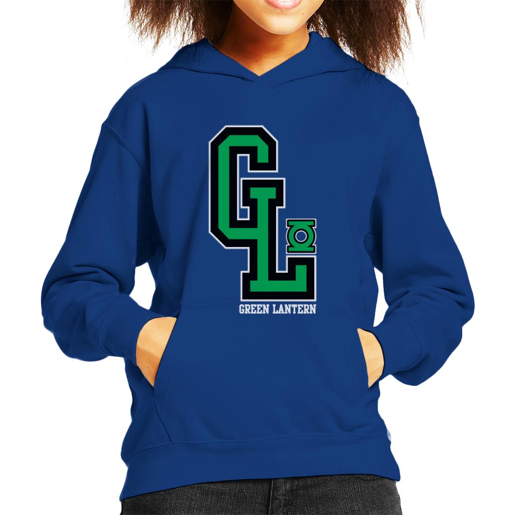 Green Lantern GL College Sports Initials Kid's Hooded product image 6