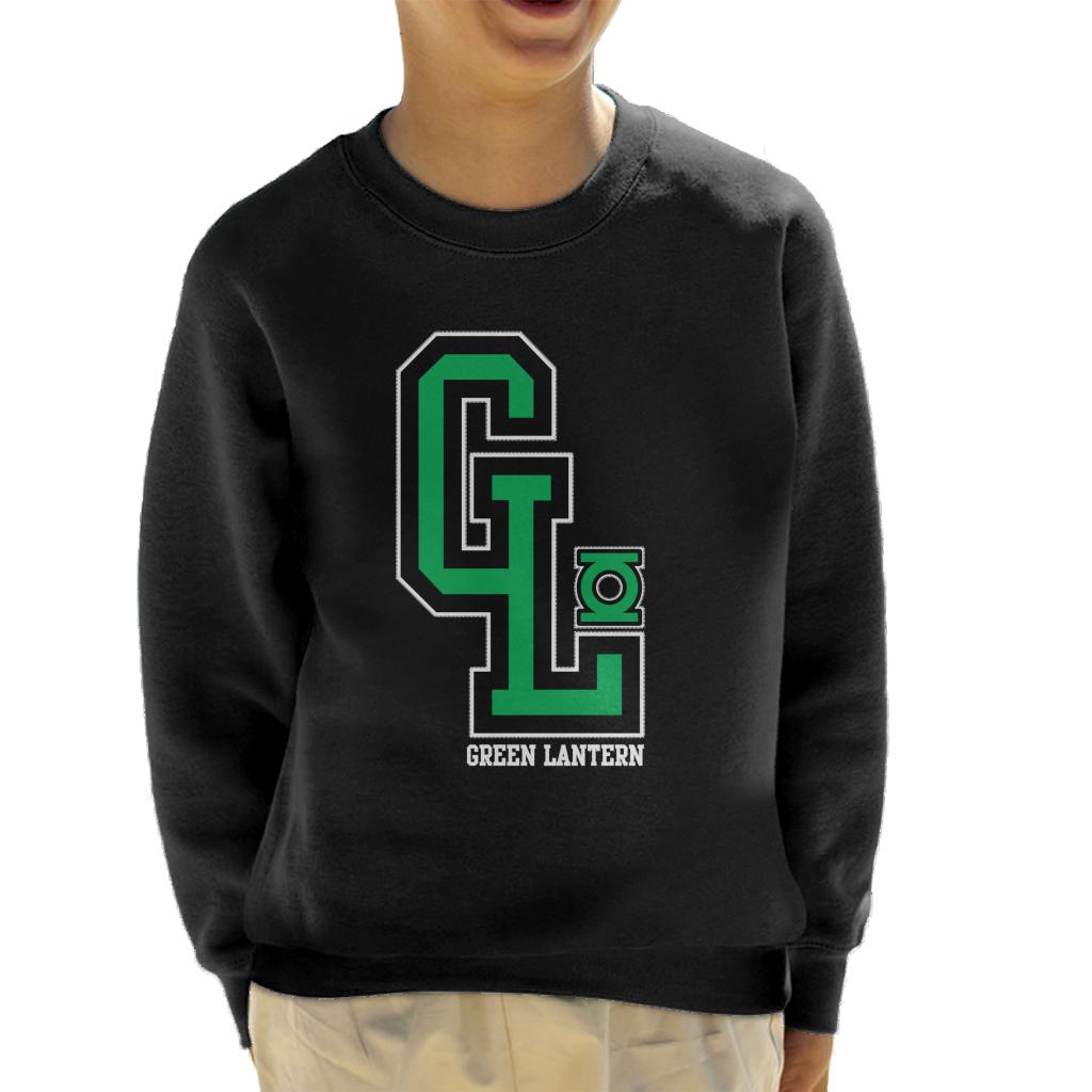 Green Lantern GL College Sports Initials Kid's Sweatshirt product image 1
