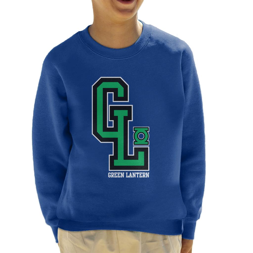 Green Lantern GL College Sports Initials Kid's Sweatshirt product image 6