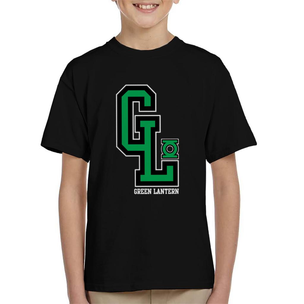 Green Lantern GL College Sports Initials Kid's T-Shirt product image 1